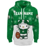 Boston Celtics Hoodie Custom Hello Kitty Green Best Selling