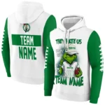 Boston Celtics Hoodie Personalized Grinch Fierce Green Best Selling
