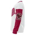 Boston College Eagles Sweater Custom Heart Sketch Maroon White Best Selling