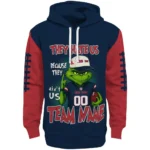 Boston Red Sox Hoodie Custom Grinch Fierce Red Best Selling