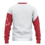 Boston Red Sox Sweater Custom Heart Sketch Red White Best Selling