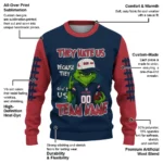 Boston Red Sox Sweater Personalized Grinch Fierce Red Best Selling