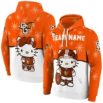 Bowling Green Falcons Hoodie Personalized Hello Kitty Orange Best Selling