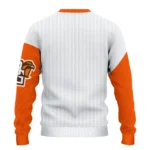 Bowling Green Falcons Sweater Customized Heart Sketch Orange White Best Selling