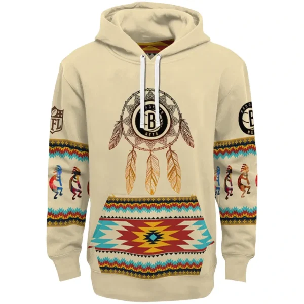 Brooklyn Nets Hoodie Custom Dreamcatcher Feathers Best Selling