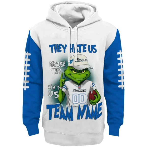 Buffalo Bulls Hoodie Custom Grinch Fierce Royal Blue Best Selling