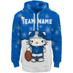 Buffalo Bulls Hoodie Customized Hello Kitty Royal Blue Best Selling