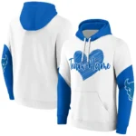 Buffalo Bulls Hoodie Personalized Scribble Heart Royal Blue White Best Selling