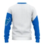 Buffalo Bulls Sweater Custom Heart Sketch Royal Blue White Best Selling