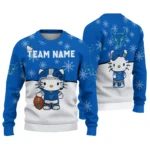 Buffalo Bulls Sweater Custom Hello Kitty Royal Blue Best Selling