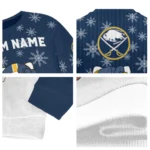 Buffalo Sabres Sweater Custom Hello Kitty Navy Blue Best Selling