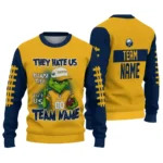 Buffalo Sabres Sweater Personalized Grinch Fierce Navy Blue Best Selling