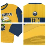 Buffalo Sabres Sweater Personalized Grinch Fierce Navy Blue Best Selling