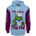 Burnley Hoodie Custom Grinch Fierce Burgundy Best Selling