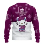 Burnley Sweater Custom Hello Kitty Burgundy Best Selling