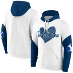 Byu Cougars Hoodie Customized Scribble Heart Blue White Best Selling