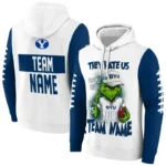 Byu Cougars Hoodie Personalized Grinch Fierce Blue Best Selling