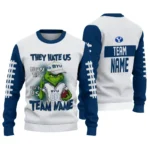 Byu Cougars Sweater Customized Grinch Fierce Blue Best Selling