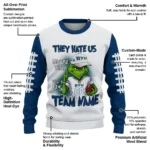 Byu Cougars Sweater Customized Grinch Fierce Blue Best Selling