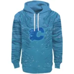 Calgary Flames Hoodie Custom Tiger Pattern Best Selling