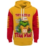 Calgary Flames Hoodie Customized Grinch Fierce Red Best Selling