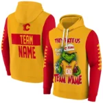 Calgary Flames Hoodie Customized Grinch Fierce Red Best Selling