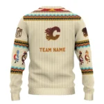 Calgary Flames Sweater Custom Dreamcatcher Feathers Best Selling