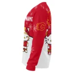 Calgary Flames Sweater Customized Hello Kitty Red Best Selling