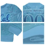 California Golden Bears Sweater Customized Tiger Pattern Best Selling