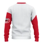 Carolina Hurricanes Sweater Personalized Heart Sketch Red White Best Selling