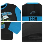 Carolina Panthers Sweater Customized Grinch Fierce Blue Best Selling