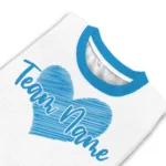 Carolina Panthers Sweater Personalized Heart Sketch Blue White Best Selling