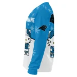 Carolina Panthers Sweater Personalized Hello Kitty Blue Best Selling