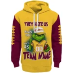Central Michigan Chippewas Hoodie Customized Grinch Fierce Maroon Best Selling