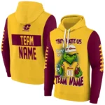 Central Michigan Chippewas Hoodie Customized Grinch Fierce Maroon Best Selling