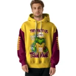 Central Michigan Chippewas Hoodie Customized Grinch Fierce Maroon Best Selling