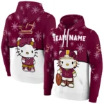 Central Michigan Chippewas Hoodie Personalized Hello Kitty Maroon Best Selling