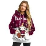 Central Michigan Chippewas Hoodie Personalized Hello Kitty Maroon Best Selling
