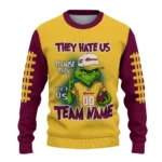 Central Michigan Chippewas Sweater Custom Grinch Fierce Maroon Best Selling