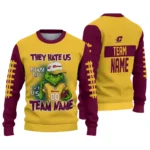 Central Michigan Chippewas Sweater Custom Grinch Fierce Maroon Best Selling