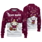 Central Michigan Chippewas Sweater Customized Hello Kitty Maroon Best Selling
