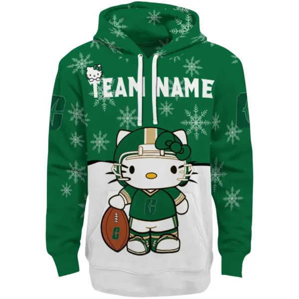 Charlotte 49ers Hoodie Personalized Hello Kitty Green Best Selling