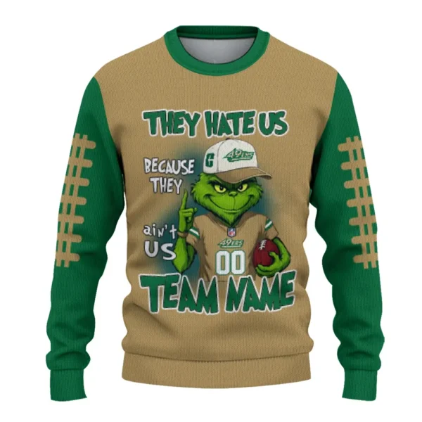 Charlotte 49ers Sweater Custom Grinch Fierce Green Best Selling