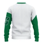 Charlotte 49ers Sweater Customized Heart Sketch Green White Best Selling