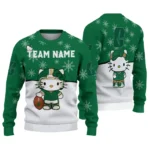 Charlotte 49ers Sweater Customized Hello Kitty Green Best Selling