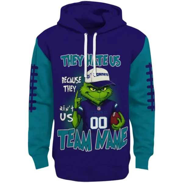 Charlotte Hornets Hoodie Customized Grinch Fierce Teal Best Selling