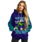 Charlotte Hornets Hoodie Customized Grinch Fierce Teal Best Selling