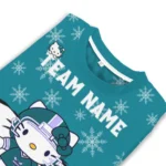 Charlotte Hornets Sweater Customized Hello Kitty Teal Best Selling