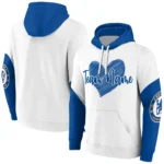 Chelsea Hoodie Custom Scribble Heart Royal Blue White Best Selling