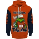 Chicago Bears Hoodie Custom Grinch Fierce Blue Best Selling